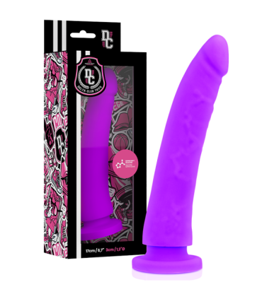 DELTA CLUB - DILDO REALISTA LILA SILICONA MEDICA 17 CM -O- 3 CM