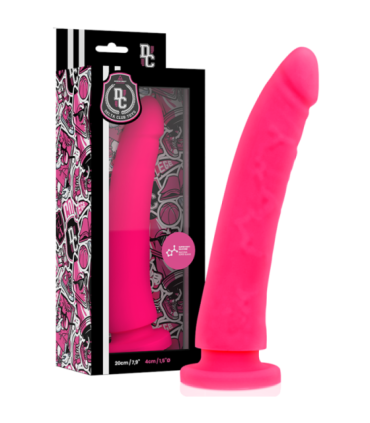 DELTA CLUB - DILDO REALISTA ROSA SILICONA MEDICA 20 CM -O- 4 CM