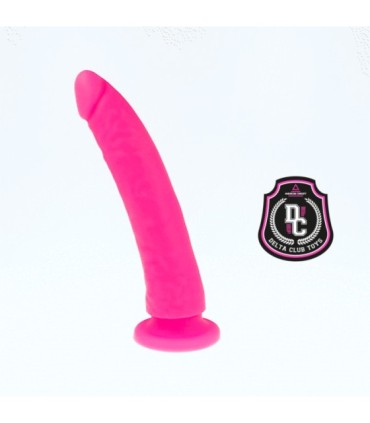 DELTA CLUB - DILDO REALISTA ROSA SILICONA MEDICA 20 CM -O- 4 CM