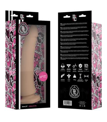 DELTA CLUB - DILDO REALISTA NATURAL SILICONA MEDICA 23 CM -O- 4.5 CM