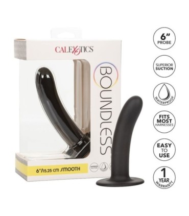 CALEXOTICS - BOUNDLESS DILDO LISO 15.25 CM COMPATIBLE CON ARNÉS