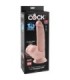 KING COCK - PLUS 3D DILDO SWINGING BALLS 24.5 CM NATURAL