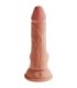 KING COCK - PLUS 3D DILDO CON TESTÍCULOS 17 CM