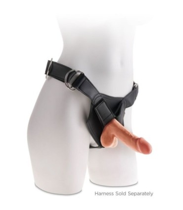 KING COCK - PLUS 3D DILDO CON TESTÍCULOS 17 CM