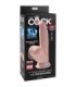 KING COCK - PLUS 3D DILDO SWINGING BALLS 15.2 CM NATURAL