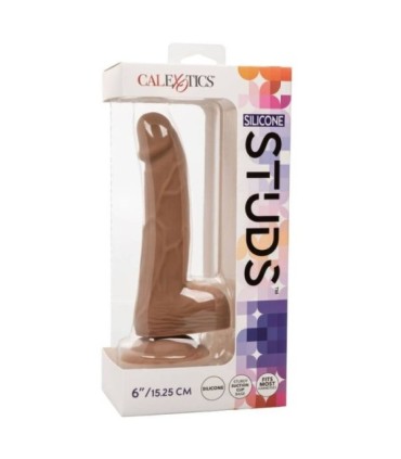 CALEXOTICS - SILICONE STUDS 15.24 CM BROWN