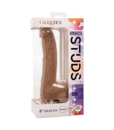 CALEXOTICS - SILICONE STUDS 20.32 CM BROWN