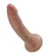 KING COCK - PENE REALÍSTICO 17.5 CM CARAMELO