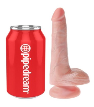 KING COCK - PENE REALÍSTICO CON TESTÍCULOS 13.5 CM NATURAL