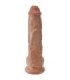 KING COCK - PENE REALÍSTICO CON TESTÍCULOS 19.8 CM CARAMELO