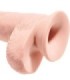 KING COCK - PENE REALÍSTICO CON TESTÍCULOS 19.4 CM NATURAL