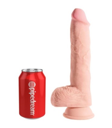 KING COCK - PENE REALÍSTICO CON TESTÍCULOS 19.4 CM NATURAL