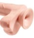 KING COCK - PENE REALÍSTICO 3D CON TESTÍCULOS 24.8 CM NATURAL