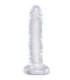 KING COCK - CLEAR PENE REALÍSTICO 15.5 CM TRANSPARENTE