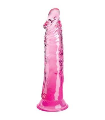 KING COCK - CLEAR PENE REALÍSTICO 19.7 CM ROSA