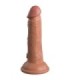KING COCK - ÉLITE DILDO REALÍSTICO SILICONA 15.2 CM CARAMELO
