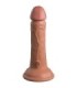 KING COCK - ÉLITE DILDO REALÍSTICO SILICONA 15.2 CM CARAMELO