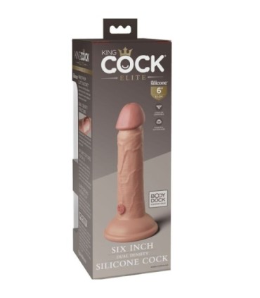 KING COCK - ÉLITE DILDO REALÍSTICO SILICONA 15.2 CM