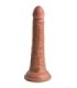 KING COCK - ÉLITE DILDO REALÍSTICO SILICONA 17.8 CM CARAMELO