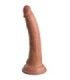 KING COCK - ÉLITE DILDO REALÍSTICO SILICONA 17.8 CM CARAMELO