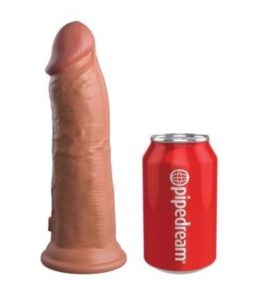 KING COCK - ÉLITE DILDO REALÍSTICO SILICONA 20.3 CM CARAMELO