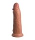 KING COCK - ÉLITE DILDO REALÍSTICO SILICONA 20.3 CM CARAMELO