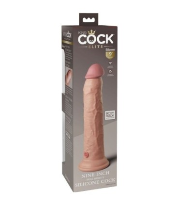 KING COCK - ÉLITE DILDO REALÍSTICO SILICONA 23 CM