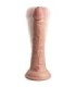 KING COCK - ÉLITE DILDO REALÍSTICO VIBRADOR & SILICONA CONTROL REMOTO 17.8 CM