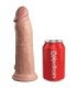 KING COCK - ÉLITE DILDO REALÍSTICO VIBRADOR & SILICONA 20.3 CM
