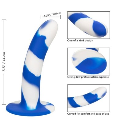 CALEXOTICS - ADMIRAL SWIRL DILDO FLEXIBLE