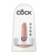 KING COCK - PENE REALÍSTICO 14 CM COLOR NATURAL