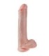 KING COCK - PENE CON TESTÍCULOS 35.6 CM COLOR NATURAL