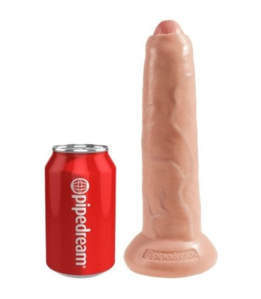 KING COCK - DILDO REALÍSTICO UNCUT NATURAL 23 CM