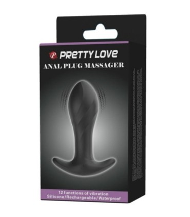 PRETTY LOVE - VIBRADOR ANAL NEGRO