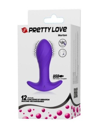 PRETTY LOVE - VIBRADOR ANAL LILA