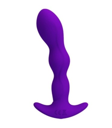 PRETTY LOVE - MASAJEADOR ANAL 12 MODOS VIBRACIÓN LILA