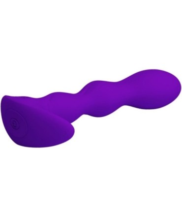 PRETTY LOVE - MASAJEADOR ANAL 12 MODOS VIBRACIÓN LILA