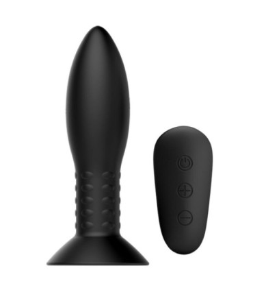 MR PLAY - PLUG CON BOLAS ROTADORAS NEGRO CONTROL REMOTO