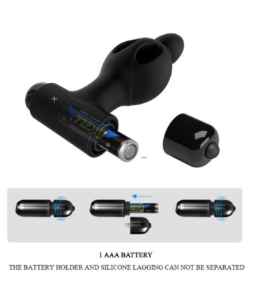 MR PLAY - PLUG ANAL DE SILICONA CON VIBRACIÓN