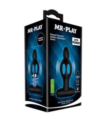 MR PLAY - PLUG ANAL DE SILICONA CON VIBRACIÓN