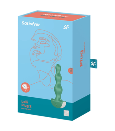 SATISFYER - LOLLI PLUG 2 PLUG VIBRATOR VERDE