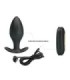 PRETTY LOVE - REGINA PLUG ANAL VIBRADOR RECARGABLE NEGRO