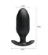 PRETTY LOVE - JEFFERSON PLUG ANAL CONTROLADO POR APP NEGRO