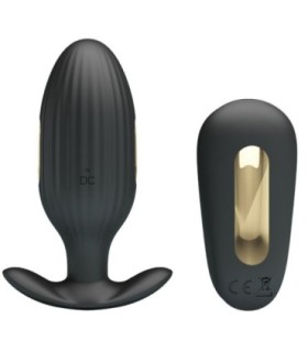 PRETTY LOVE - KELLY PLUG ANAL VIBRADOR RECARGABLE NEGRO