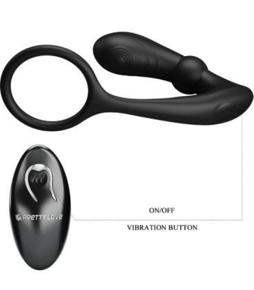 PRETTY LOVE - WARREN ANILLO & VIBRADOR ANAL NEGRO