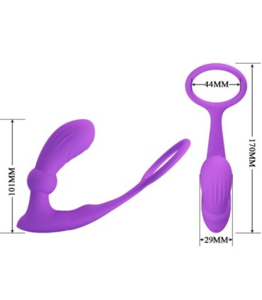 PRETTY LOVE - WARREN ANILLO & VIBRADOR ANAL VIOLETA