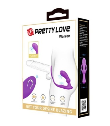 PRETTY LOVE - WARREN ANILLO & VIBRADOR ANAL VIOLETA