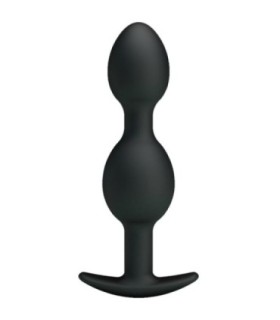 PRETTY LOVE - BOLAS ANALES SILICONA 12.5 CM NEGRO