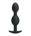 PRETTY LOVE - BOLAS ANALES SILICONA 12.5 CM NEGRO