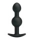 PRETTY LOVE - BOLAS ANALES SILICONA ESTIMULACION ESPECIAL 10.3 CM NEGRO